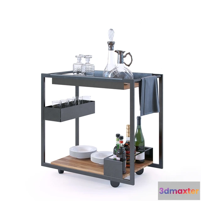 1645138 - kitchen - Dish set 64 3D Max