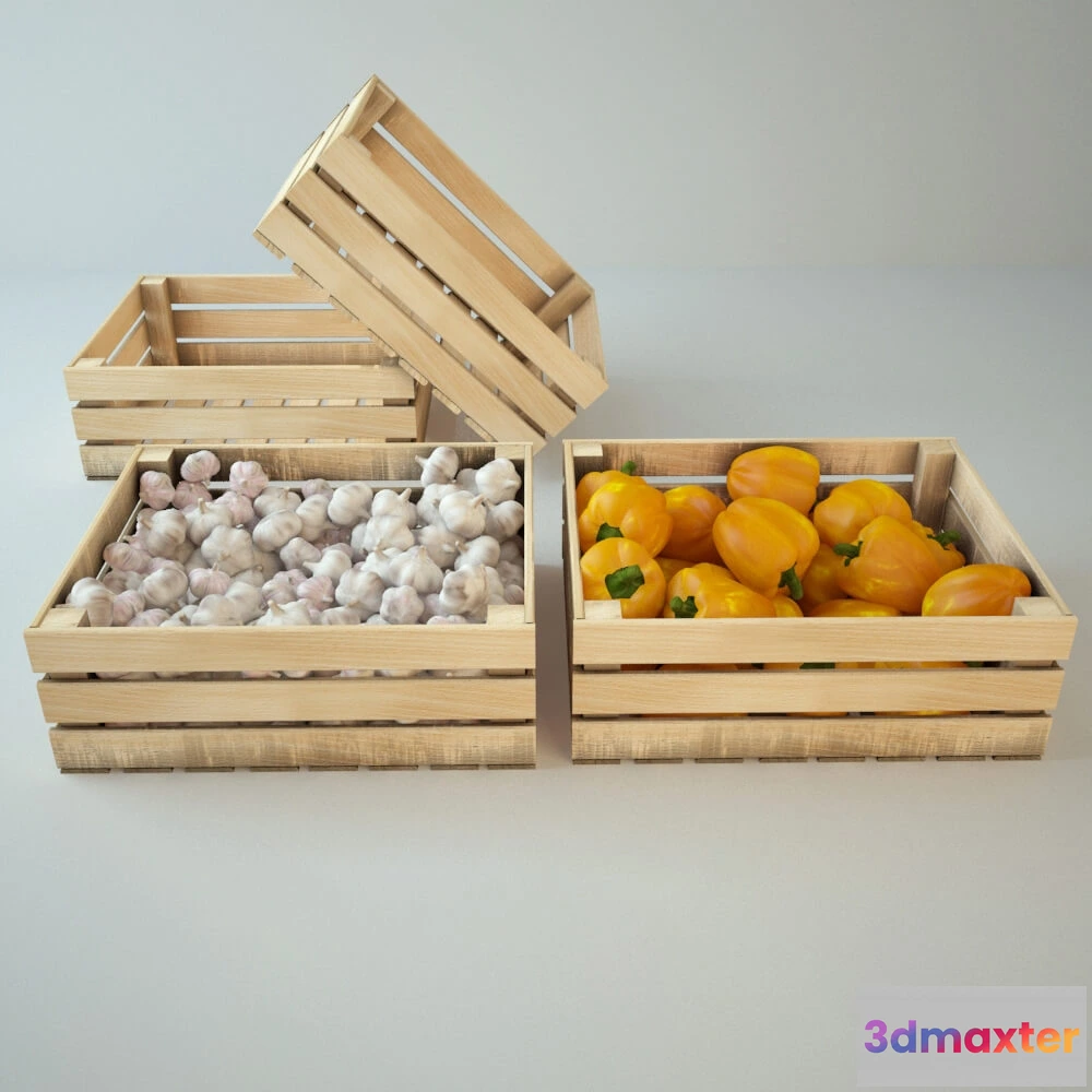 1645192 - kitchen - Vegetables set 04 3D Max