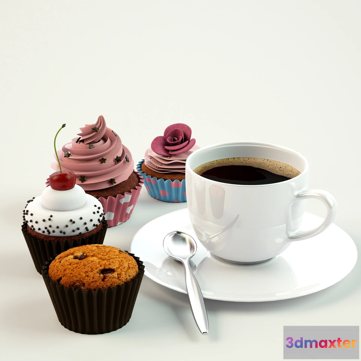 1645246 - kitchen - Coffee set 3D Max