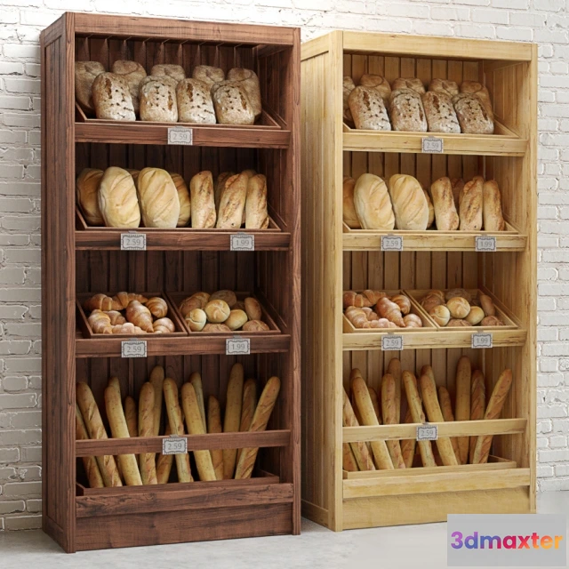 1645266 - kitchen - Bread shelves 3D Max