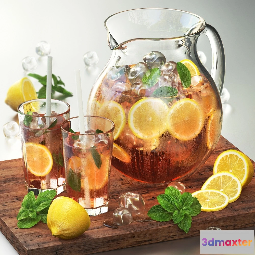 1645280 - kitchen - Cold tea with limon 3D Max