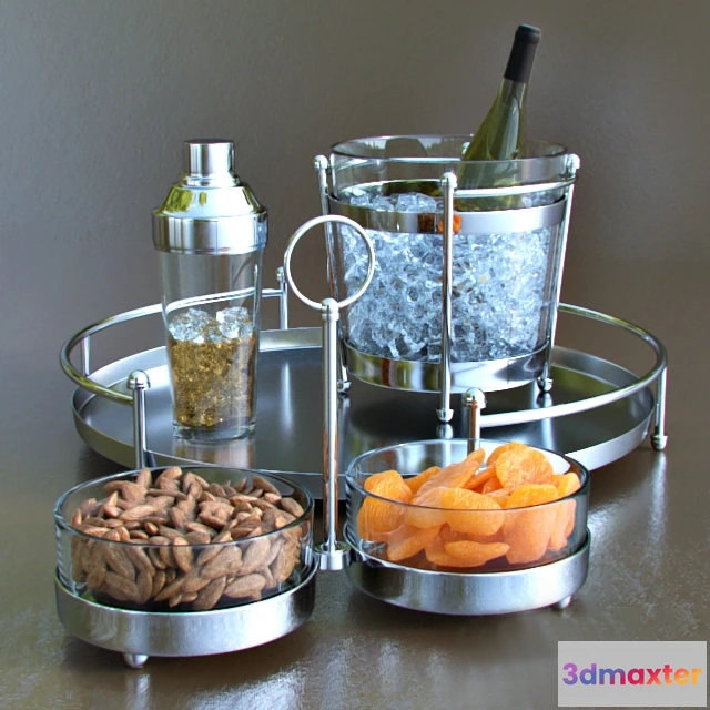 1645314 - kitchen - Ava double snack bowl 3D Max