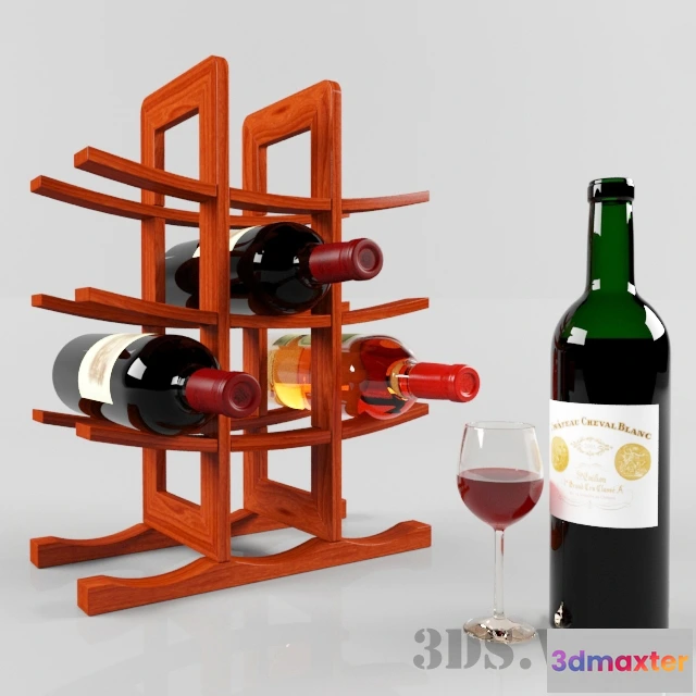 1645342 - kitchen - Wine set 3D Max