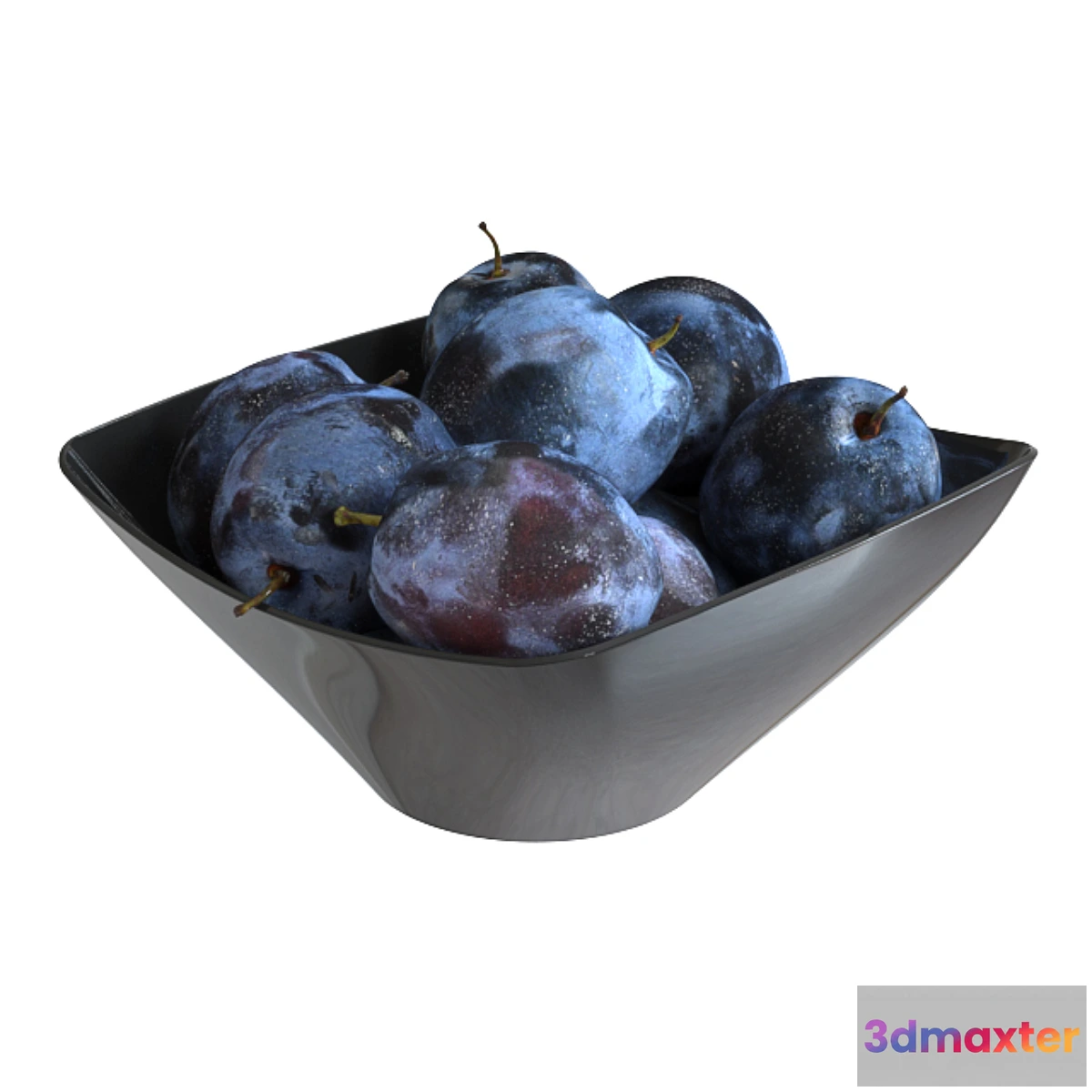 563665 - Plum in a black cup