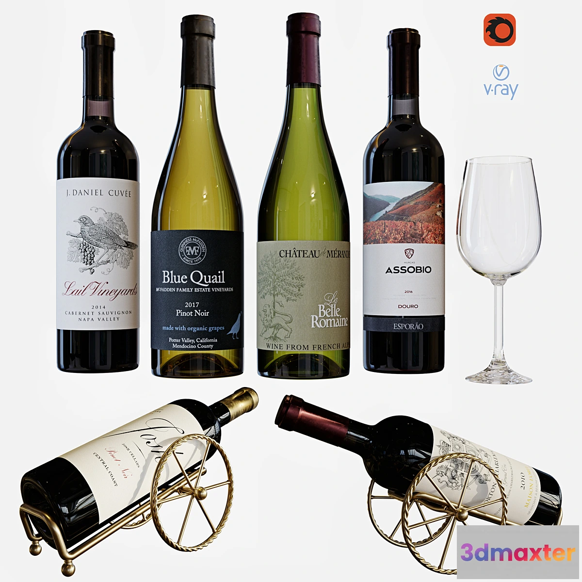 563715 - wine bottle set 11