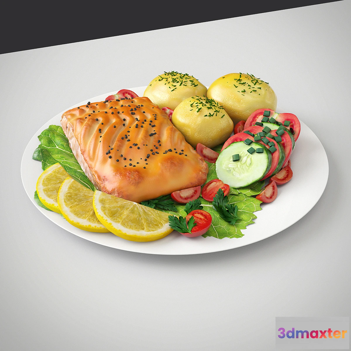 577808 - Fish with Vegetables