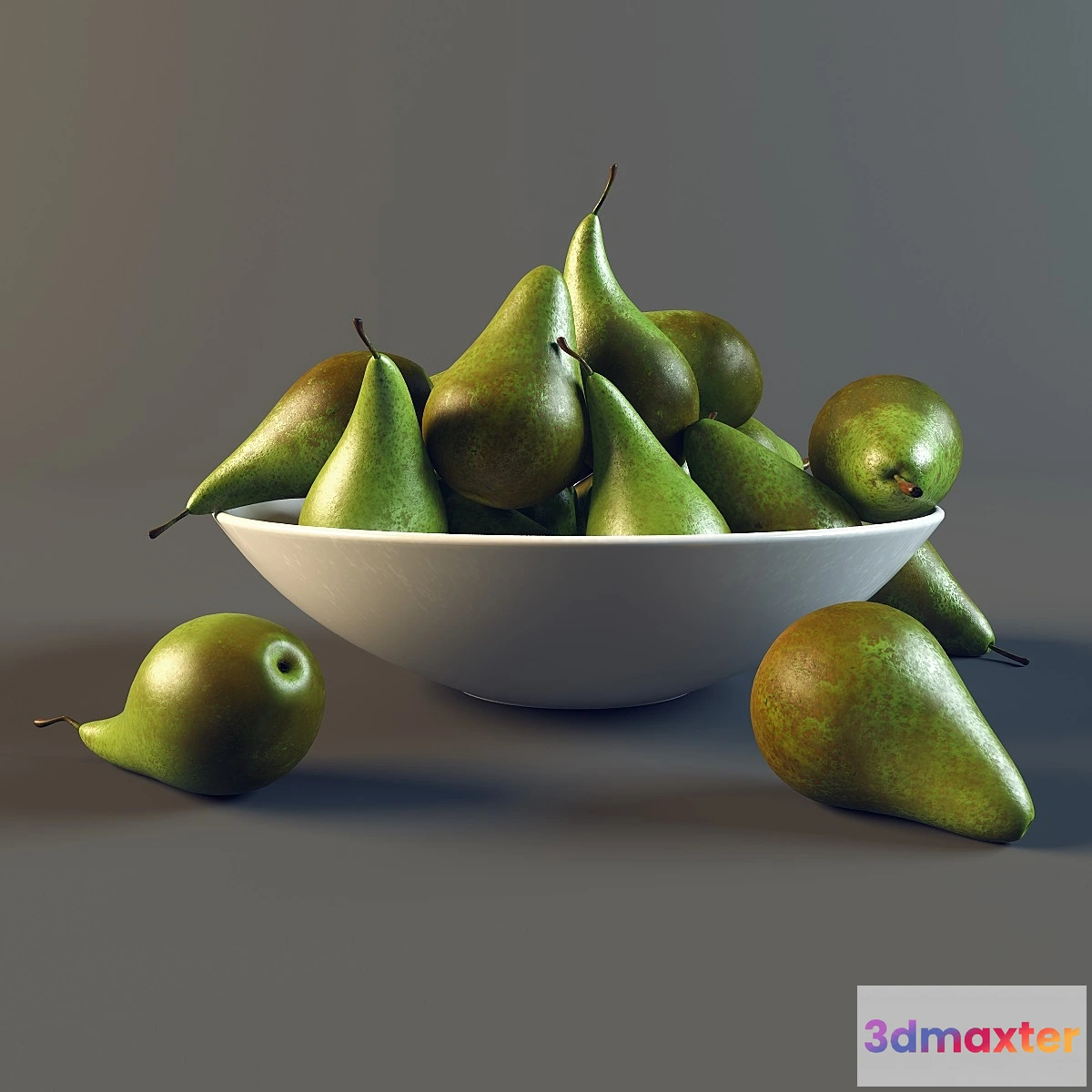 630637 - Pears in a plate