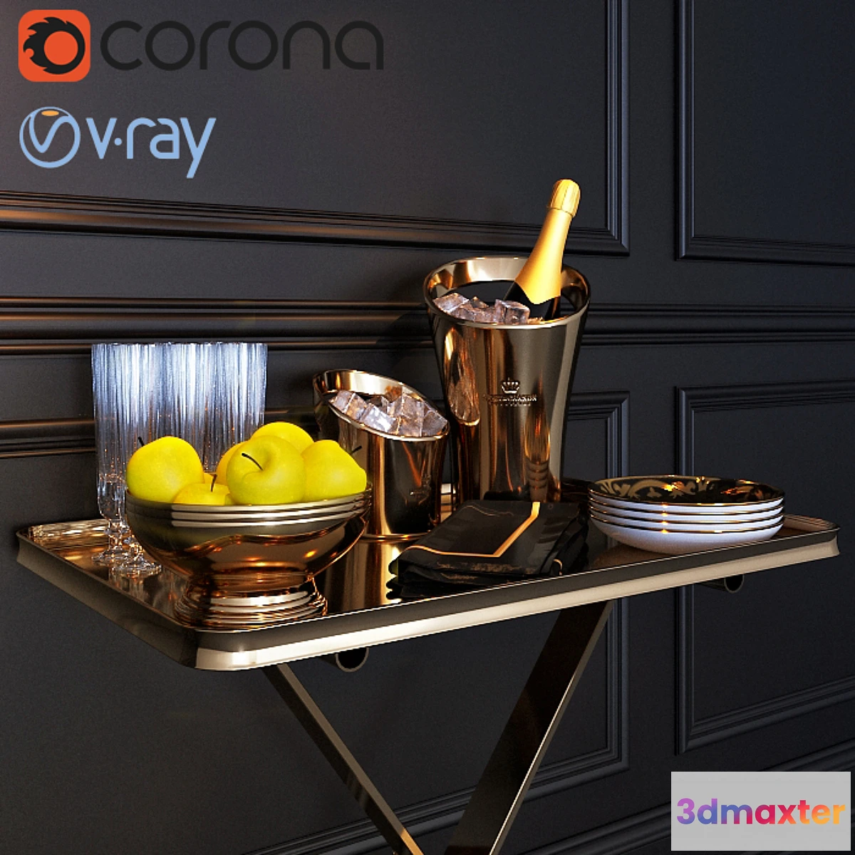 635169 - Serving trolley _ dinner wagon