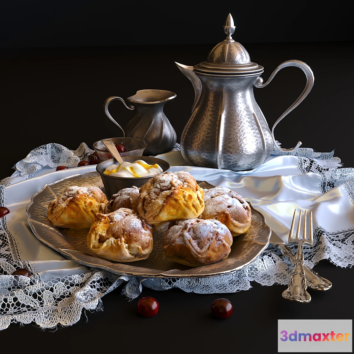 658825 - Scalded and metal utensils