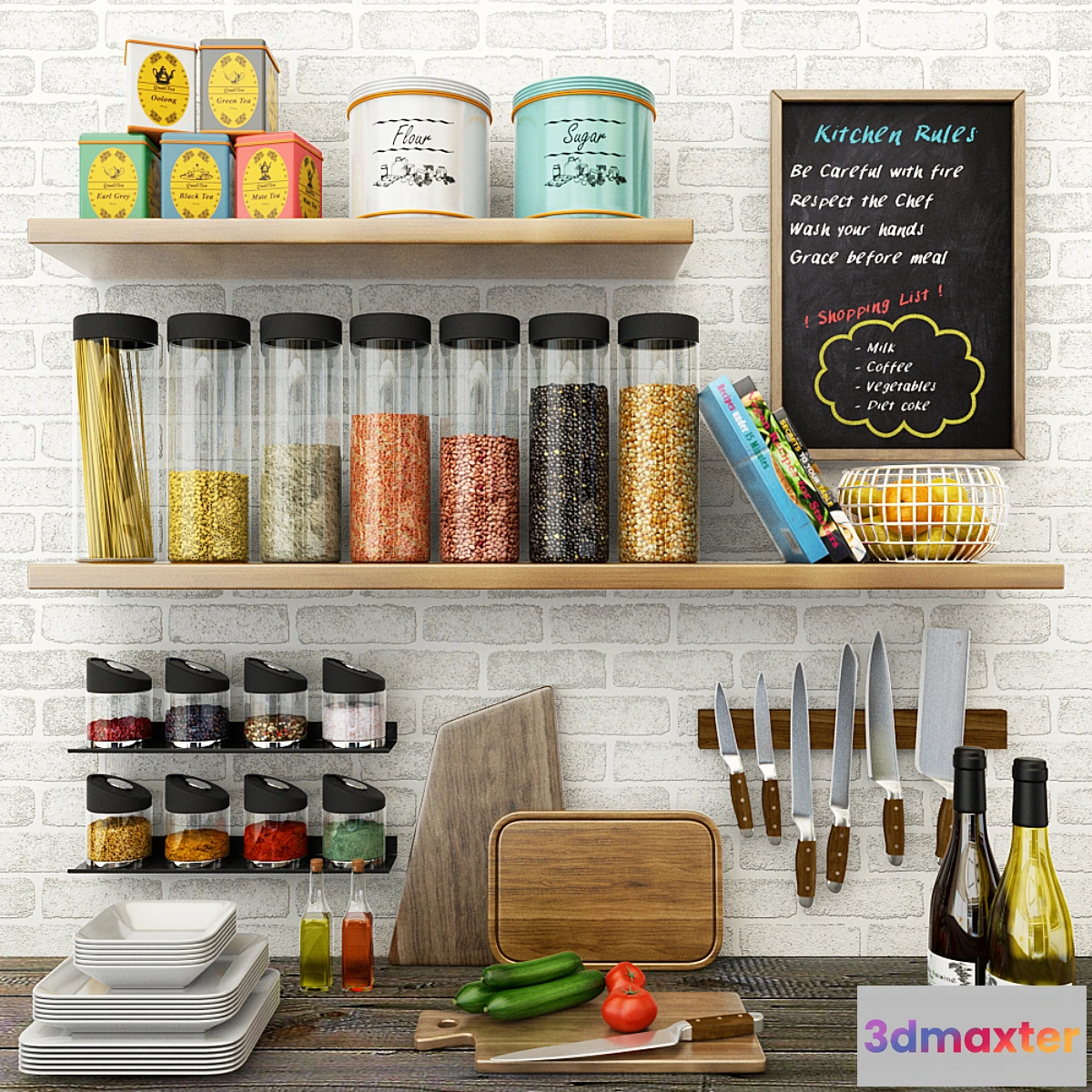 665793 - Kitchen Decoration Set