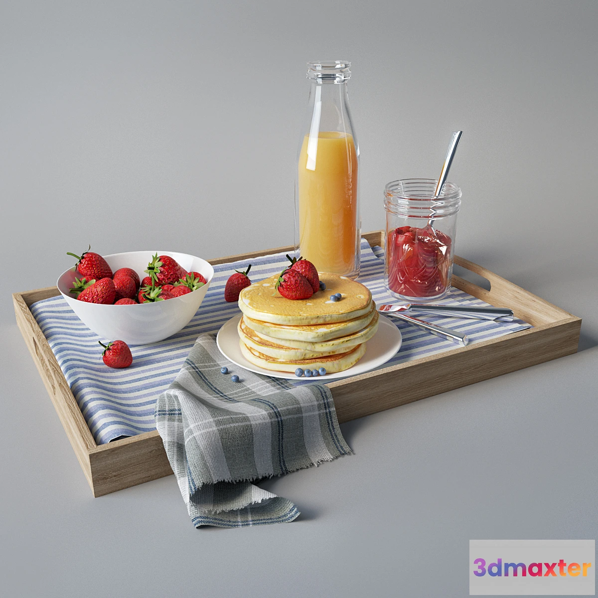 670825 - Breakfast on a tray