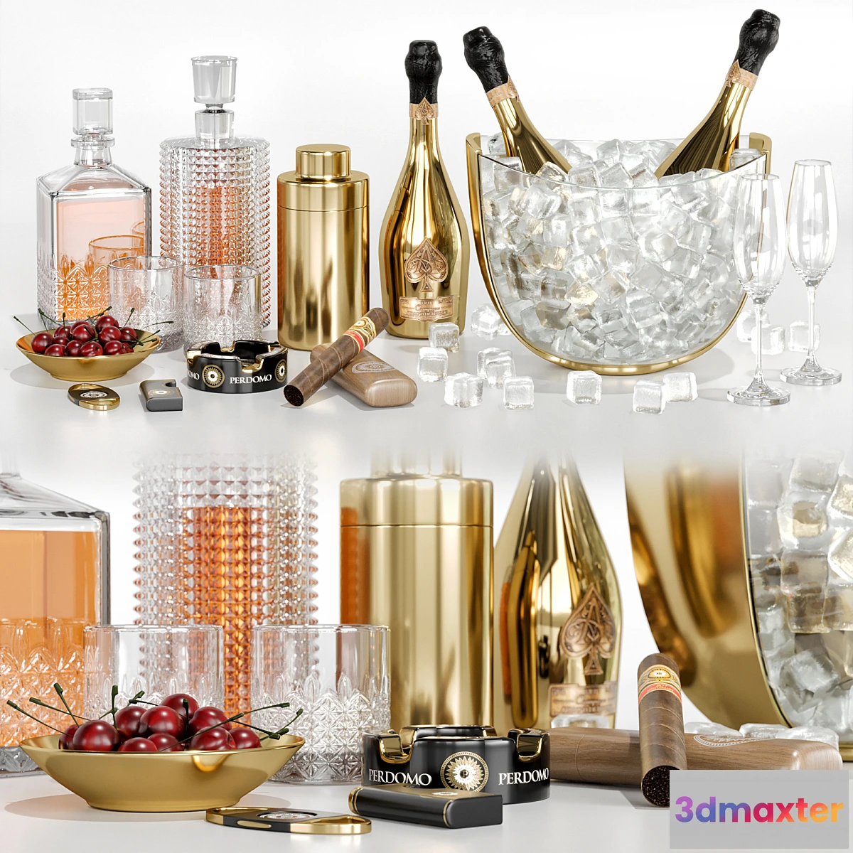 711596 - whiskey and champagne cocktail