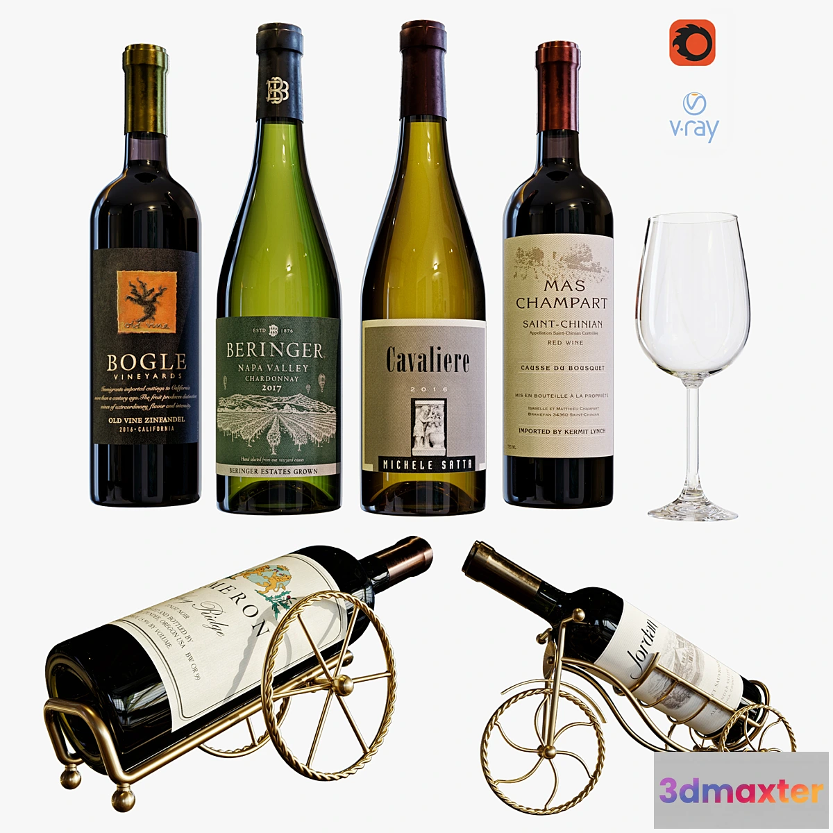 711612 - wine bottle set 13