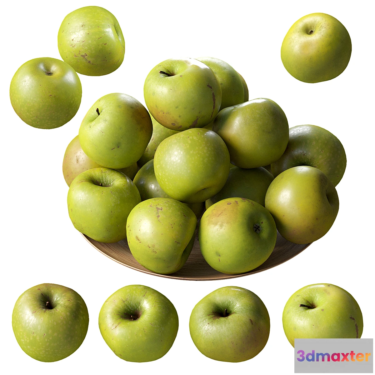 773679 - Granny Smith Apples. 4 models - No.3