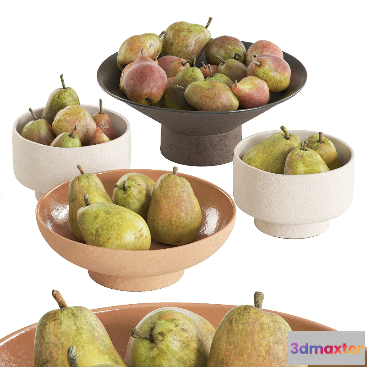 773711 - Pears in bowls