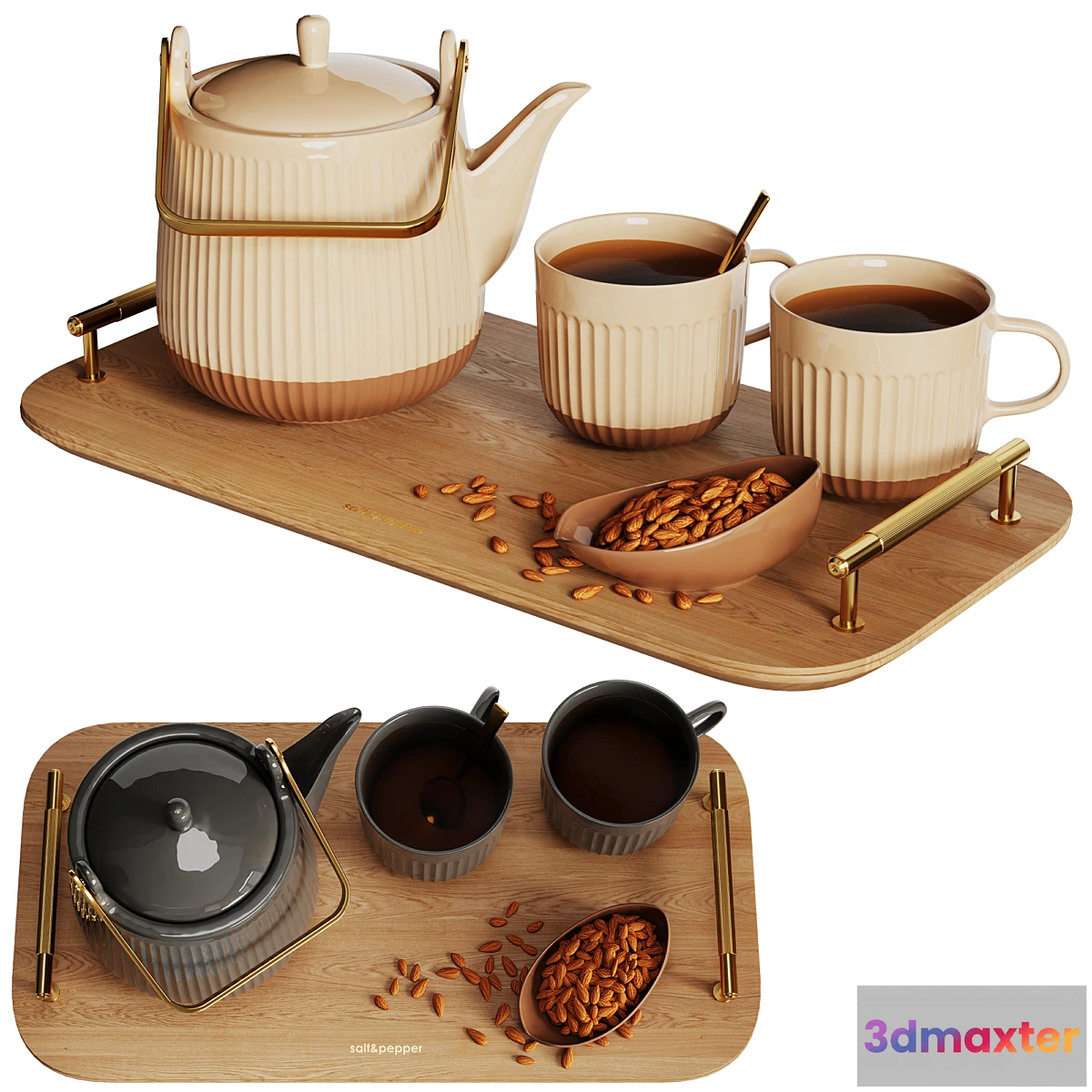 773801 - Salt&Pepper decor set - No.3