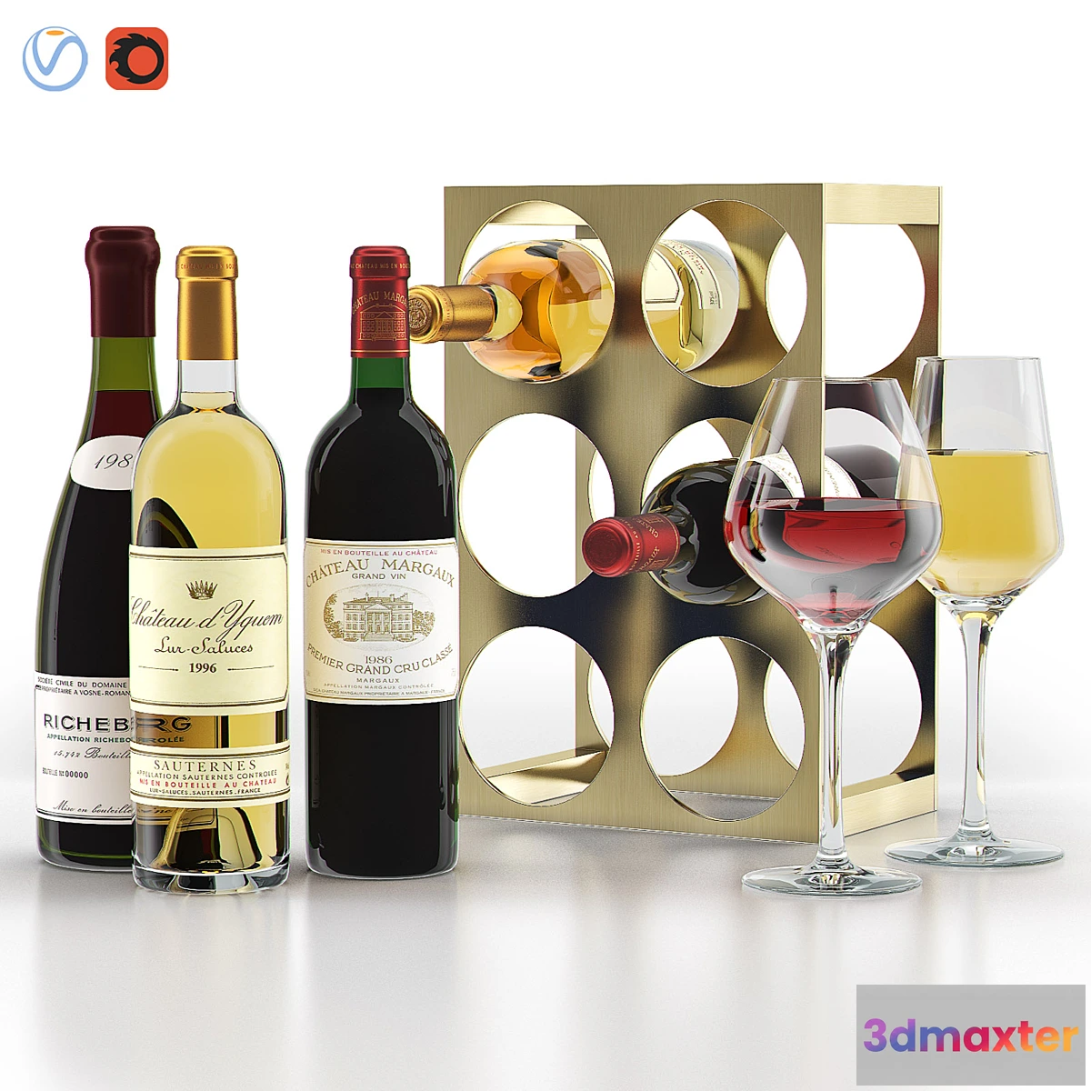 773851 - WEST ELM Metal Wine Rack