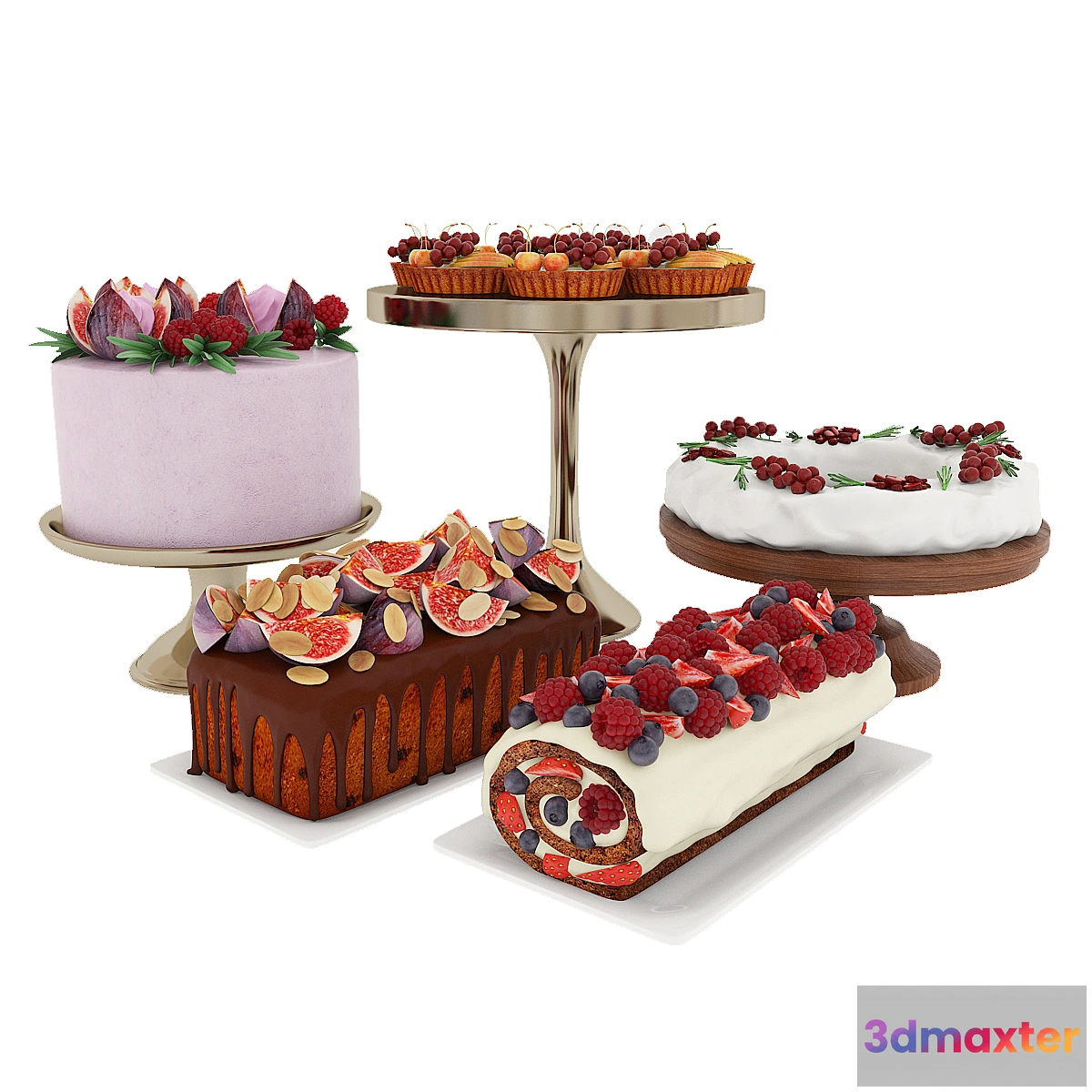 773863 - Fruit berry cake collection 3