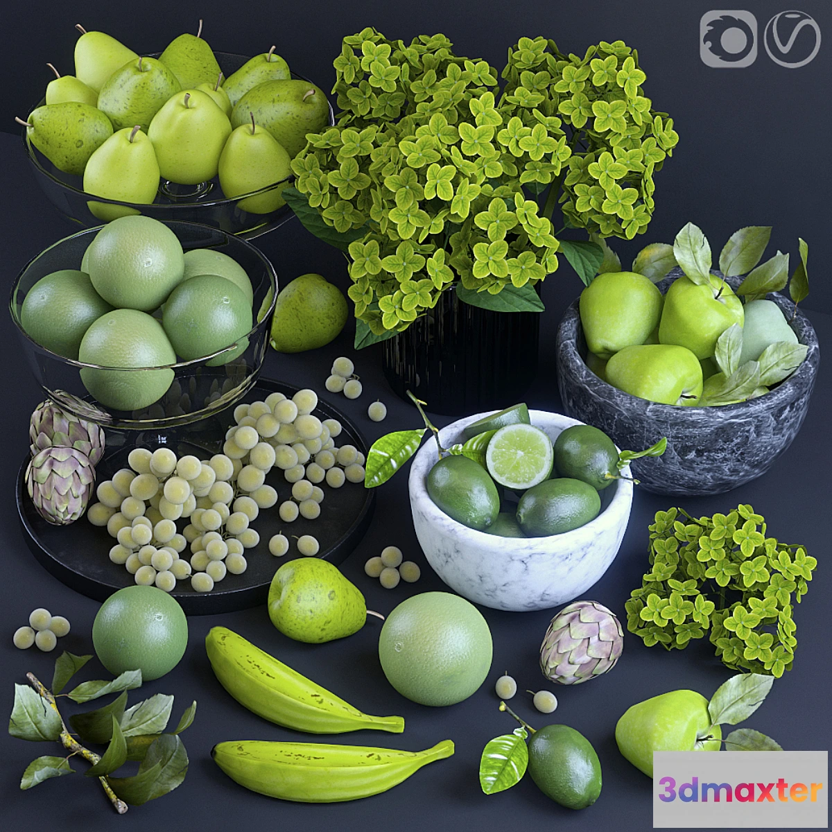 773881 - Fruits. Green