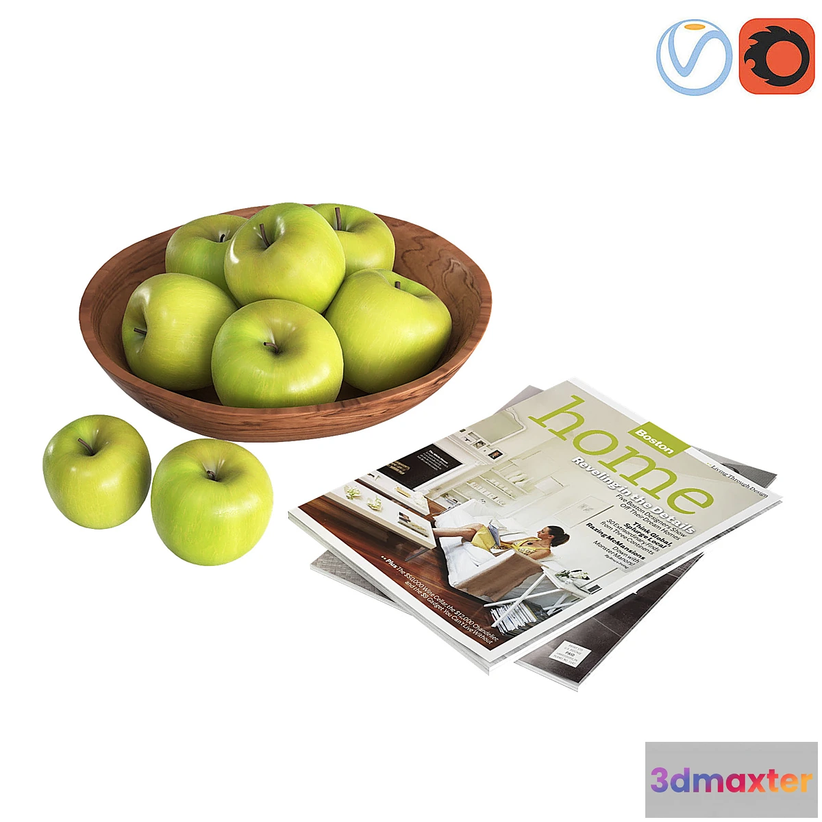 773923 - Fruit Bowls Green apples