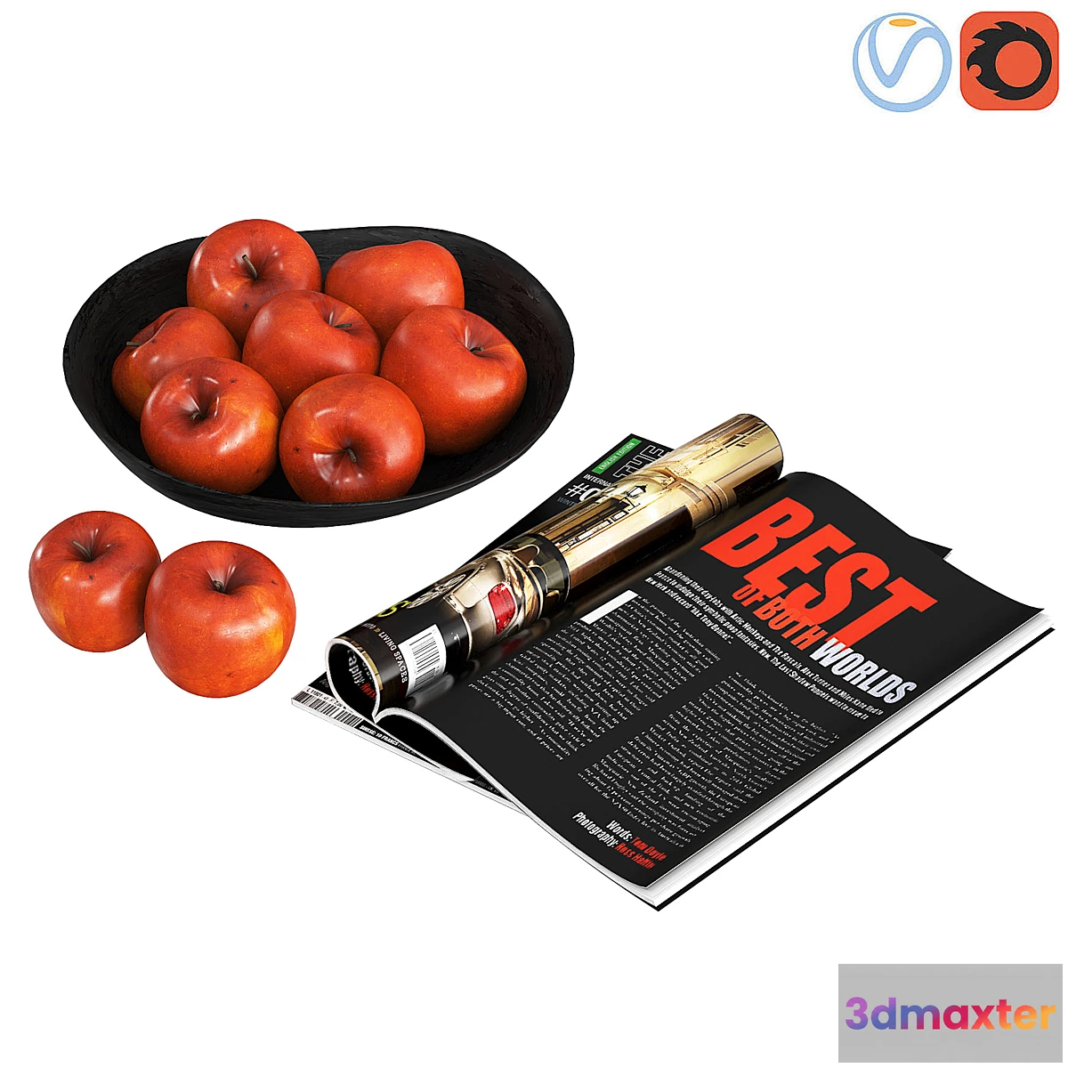 773925 - Fruit bowls red apples