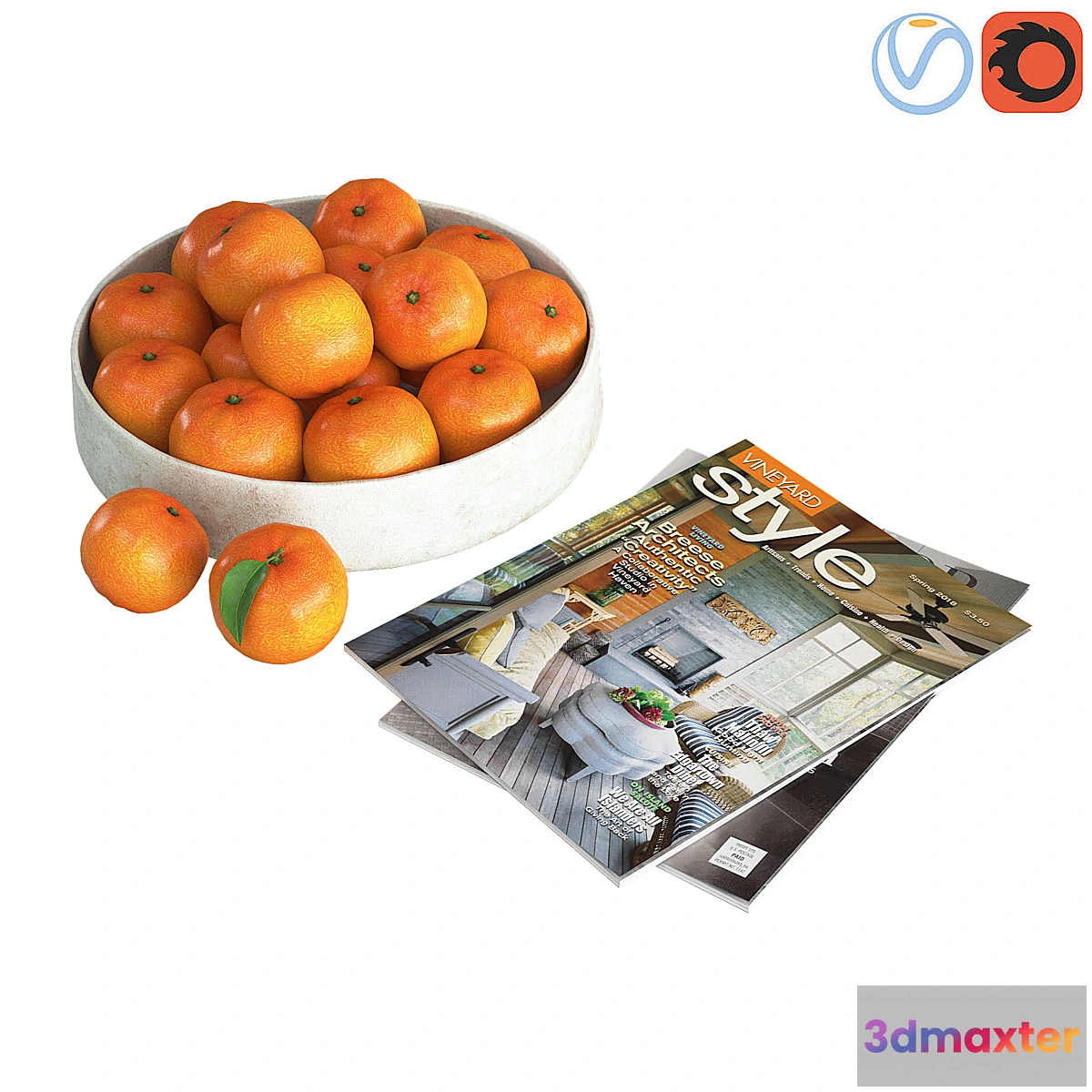 773927 - Fruit bowl mandarins