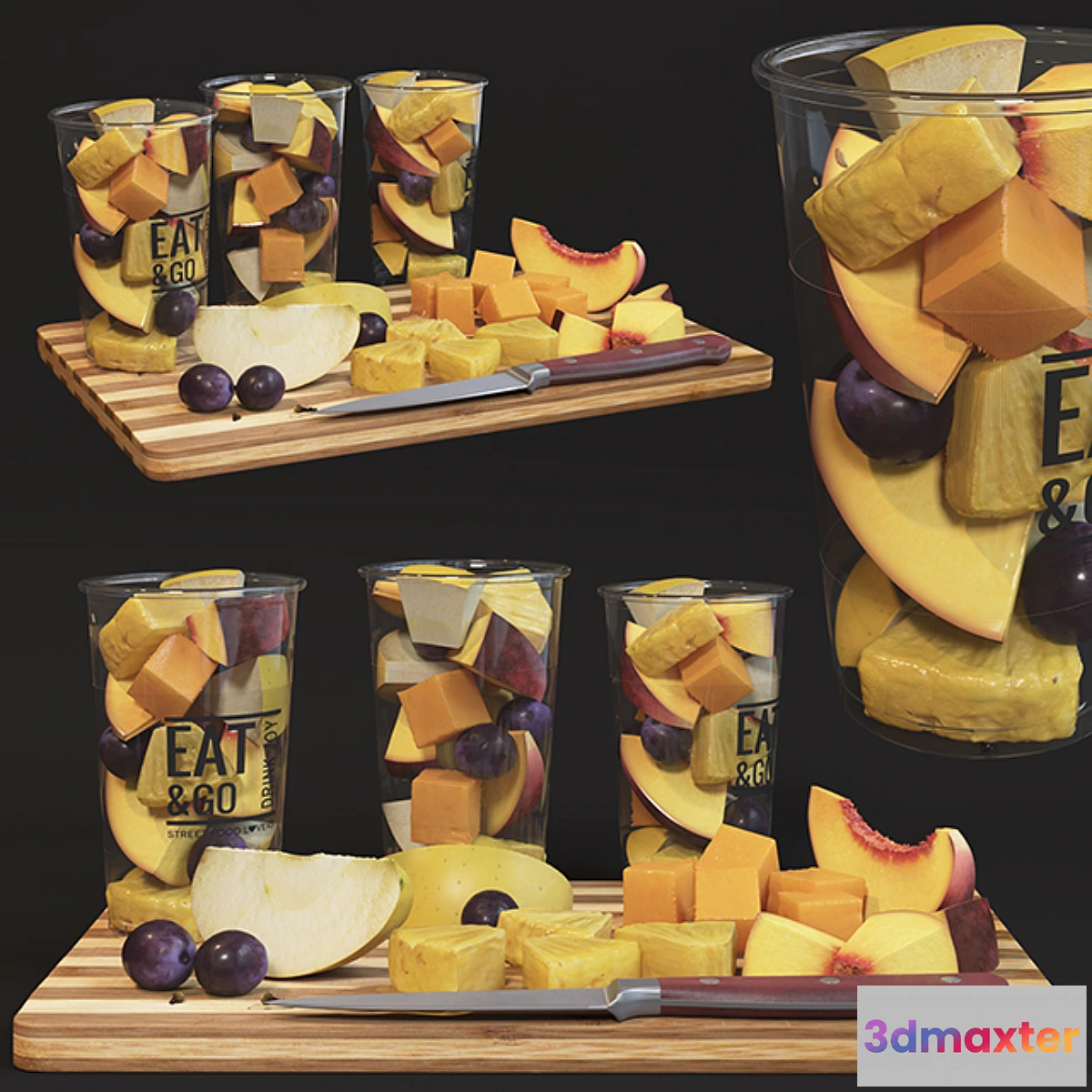 773935 - Fruit in glasses