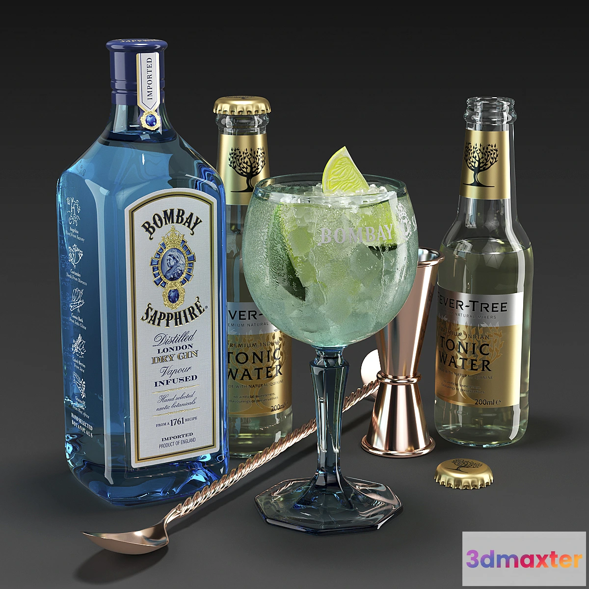 787022 - Bombay Sapphire Cocktail Set