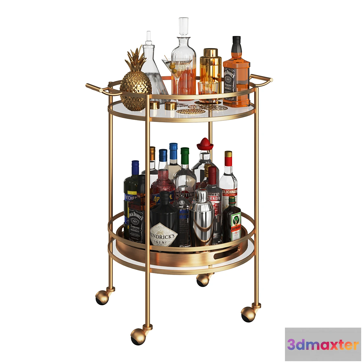 787046 - Mini Bar Beverage Table - No.3
