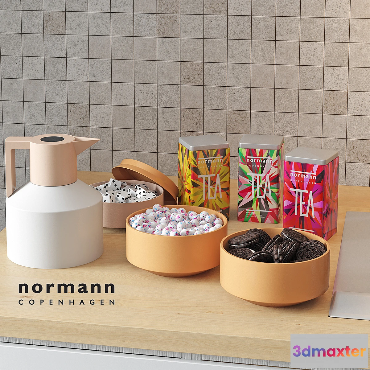 788372 - Geo Orange Decor - No.2