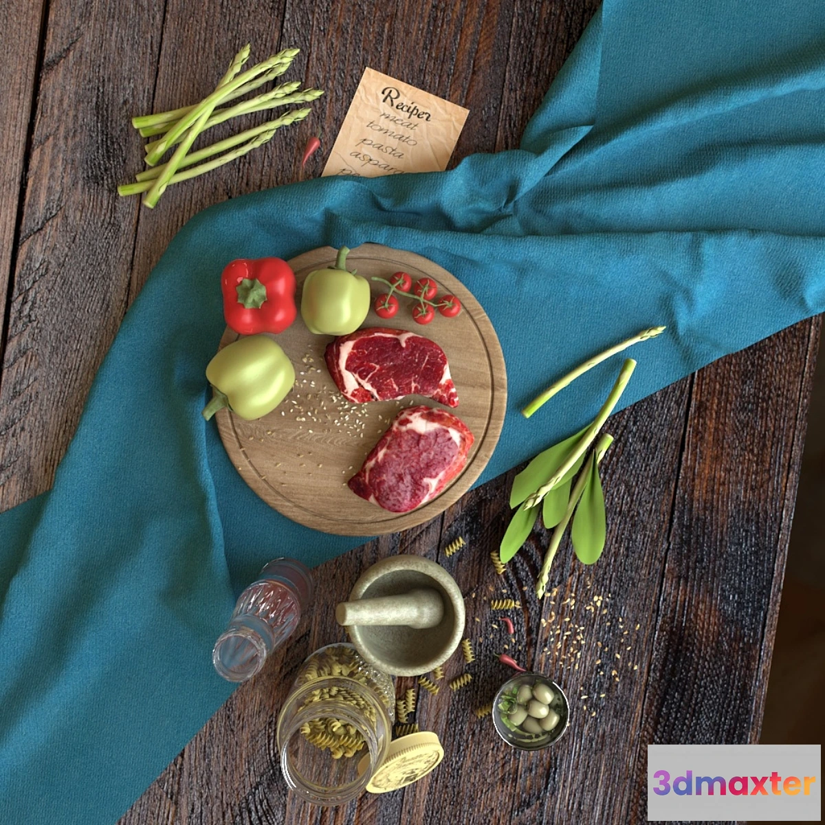 788438 - Sill life with meat - No.3