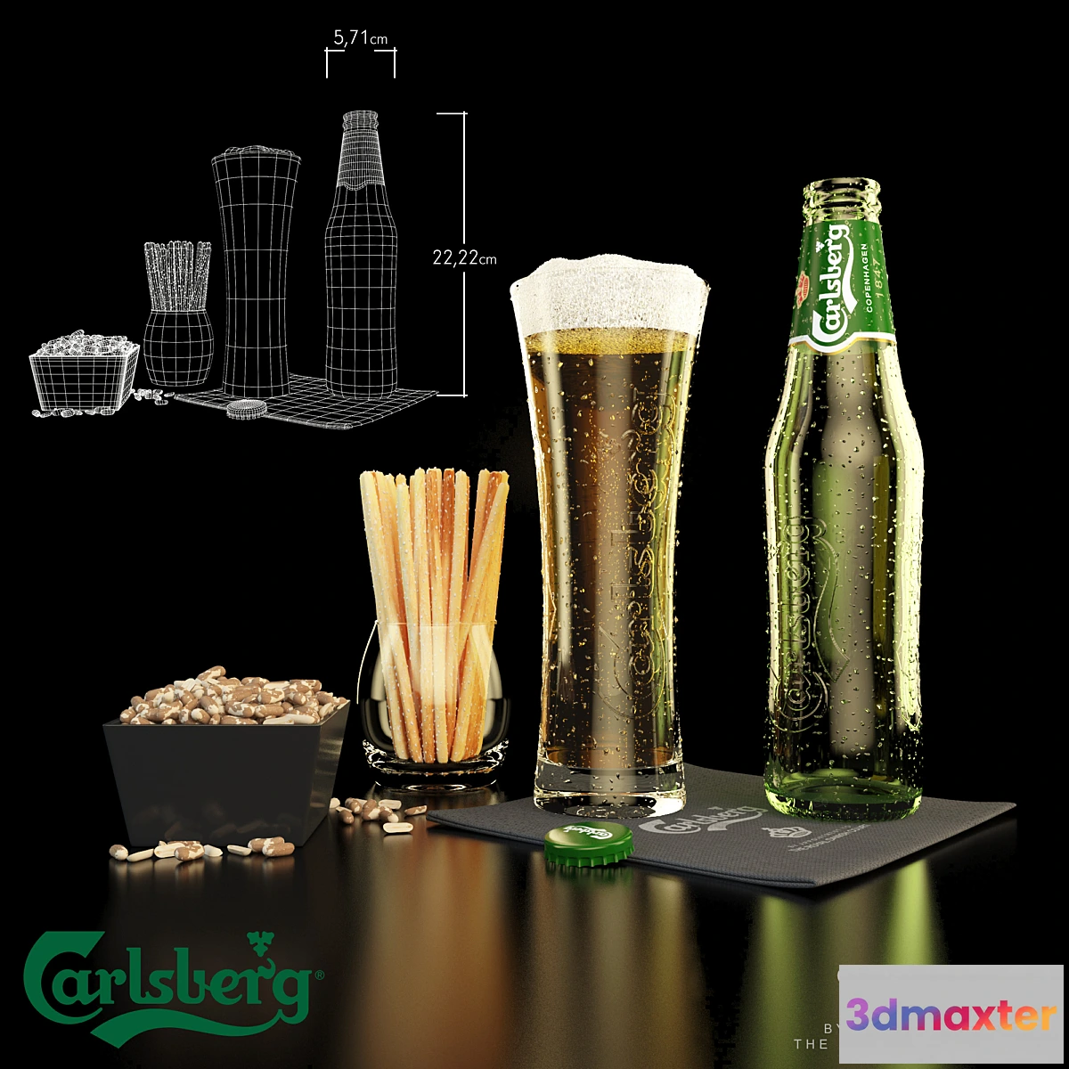788508 - Carlsberg Beer peanuts and cracker - No.3