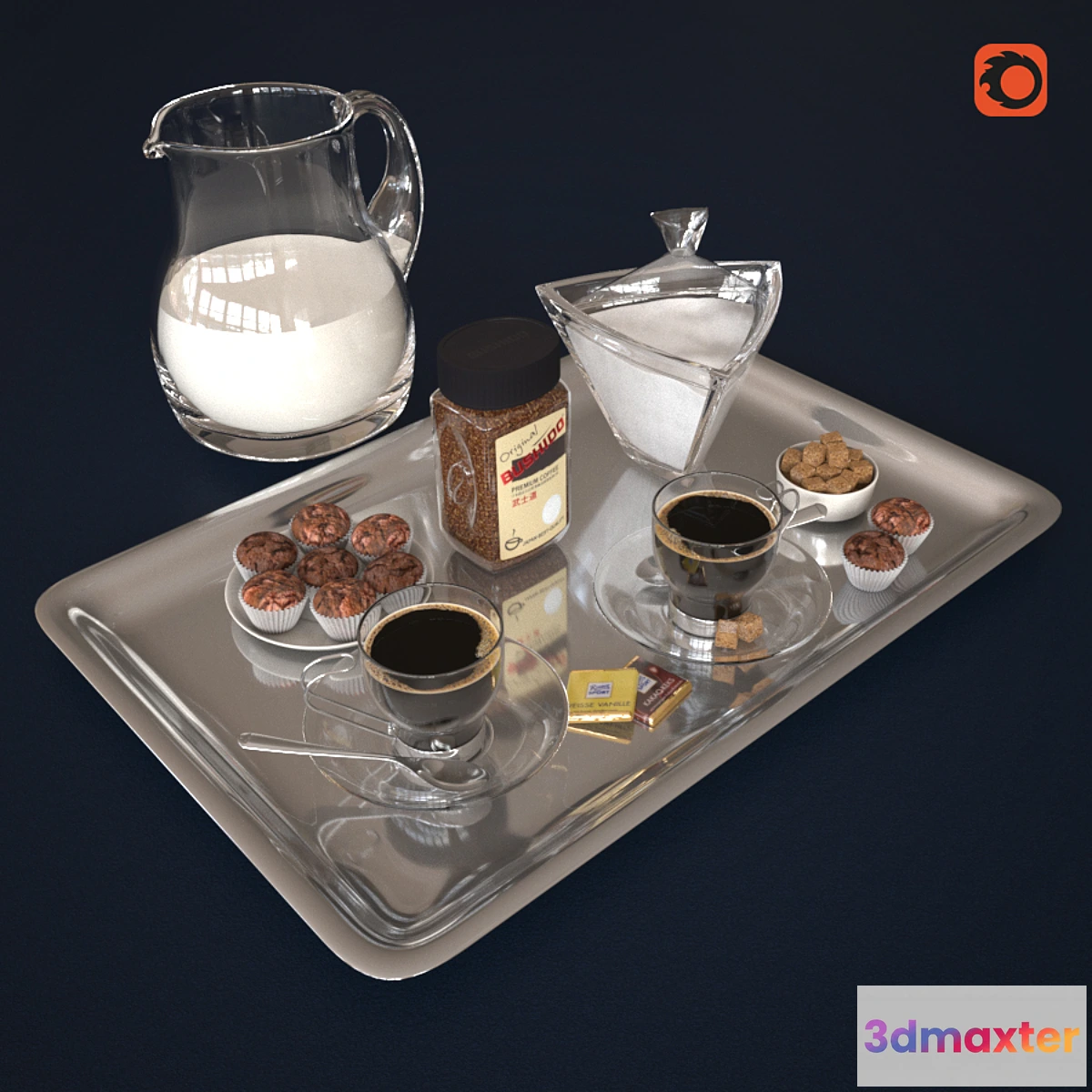 897430 - Coffee bushido and decorative set - No.2