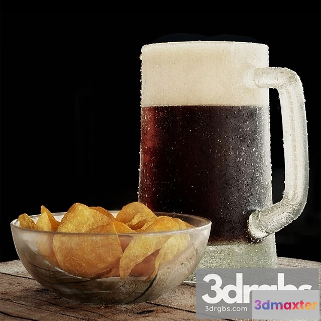 977092 - Beer with chips