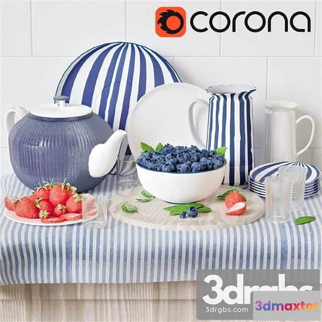 977098 - Berries and dishes