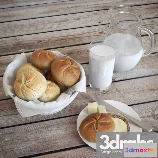 977174 - Buns and Milk