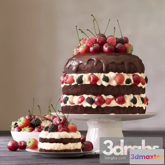 977178 - Cake and Cake With Berries
