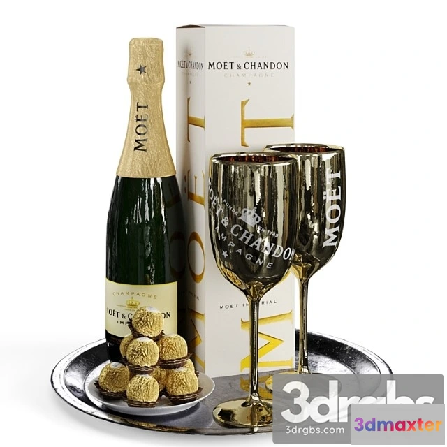 977202 - Champagne On A Tray Set 2