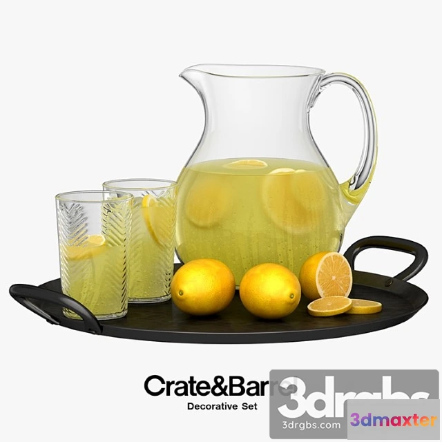 977270 - Crate & barrel - decorative set