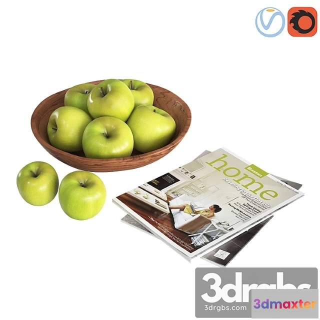 977382 - Fruit bowls green apples