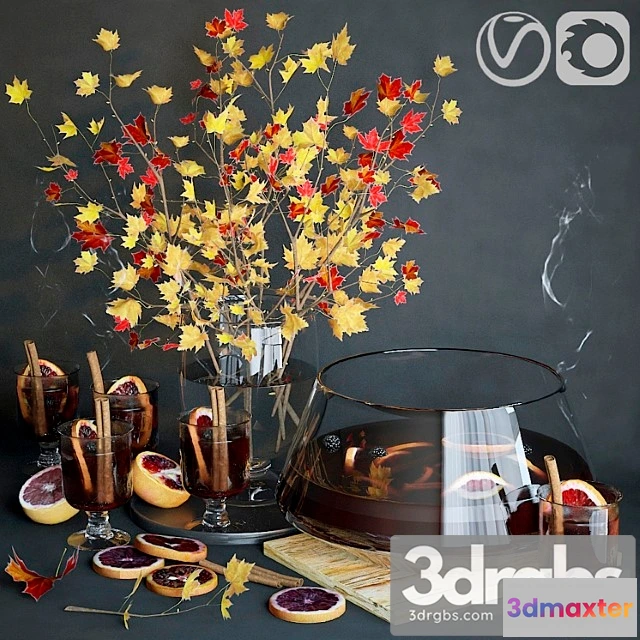 977486 - Kitchen set with mulled wine