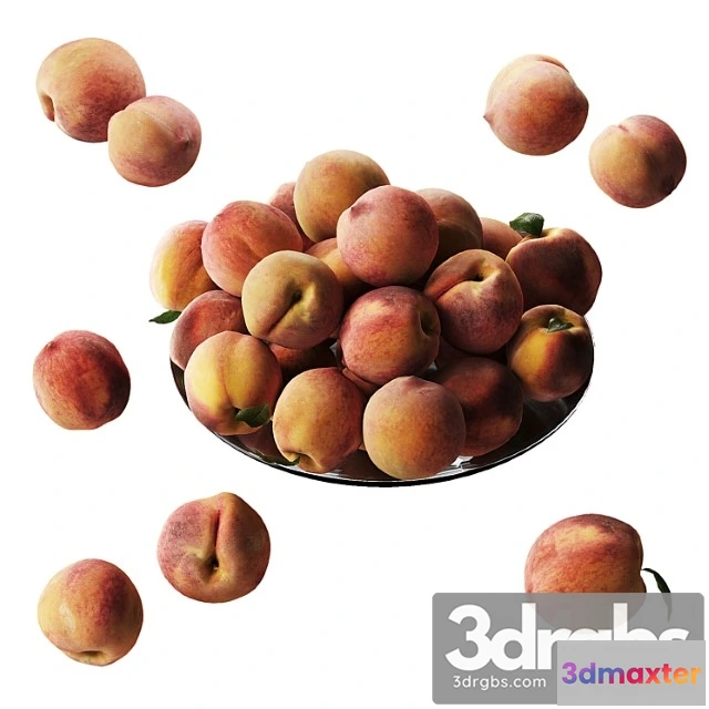 977548 - Peaches on a plate