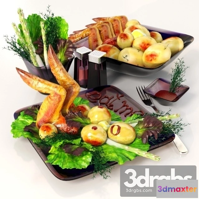 977598 - Potatoes With Chicken and Green