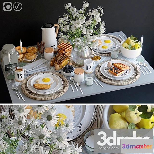 977696 - Table setting 36. breakfast - 3