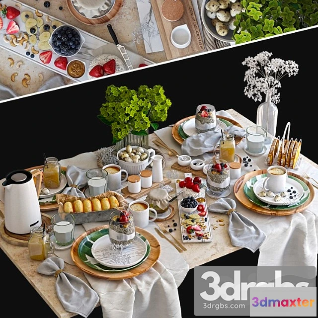 977698 - Table setting 37. breakfast - 4. v-ray
