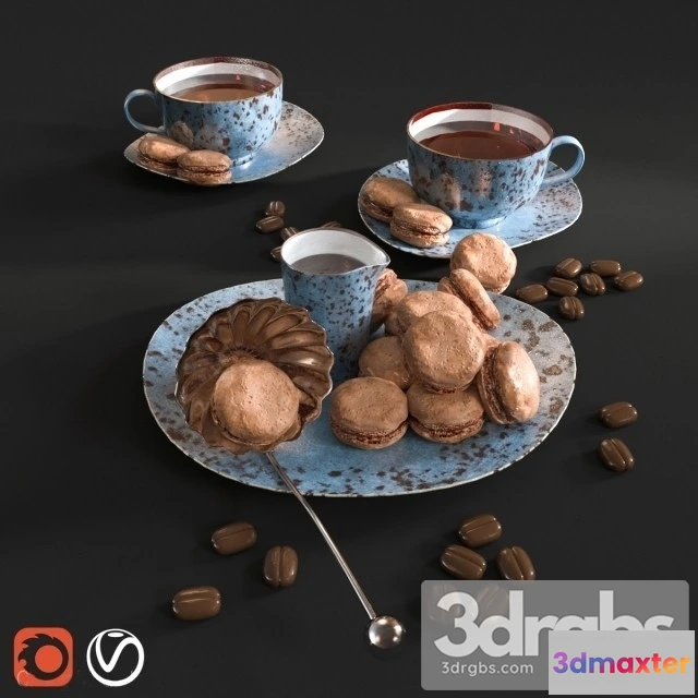 977716 - Tea With Macaroon