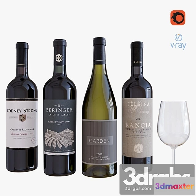 977762 - Wine bottle set 7