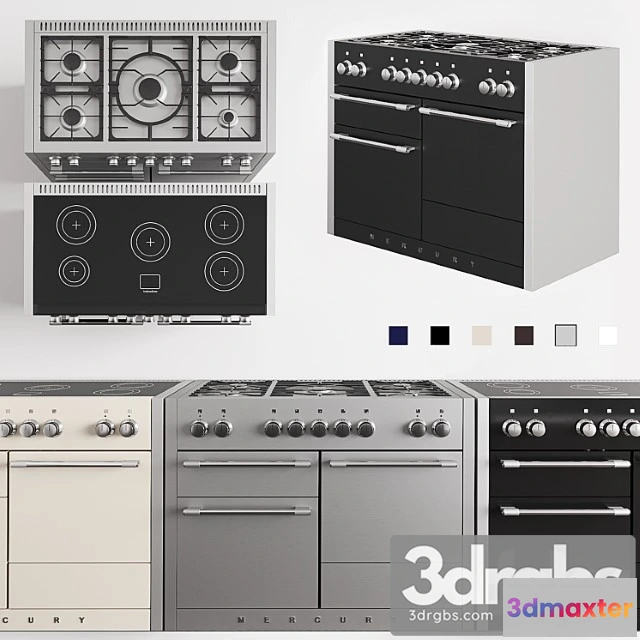 1043000 - Gas and electric stove aga mercury