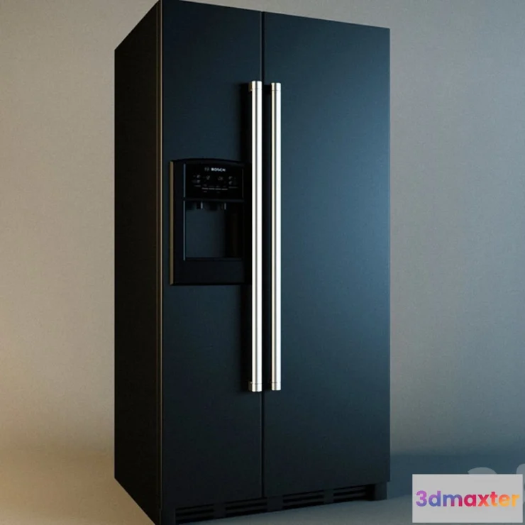 1267193 - Refrigerator Bosch KAN 58A55 3D Max