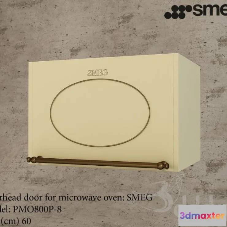 1273276 - SMEG PMO800P-8 3D Max